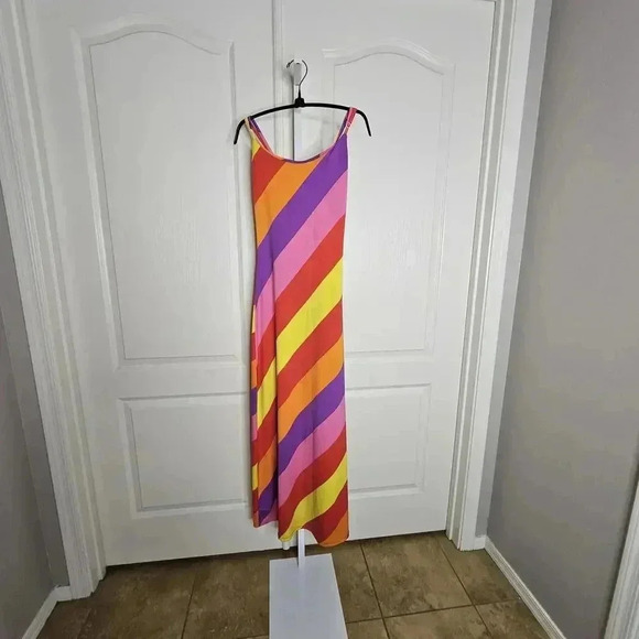 Derek Heart Dresses & Skirts - Vibrant Striped Maxi Dress - Colorful Summer Fashion